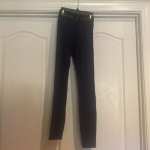 Savage Fenty signature navy blue leggings navy